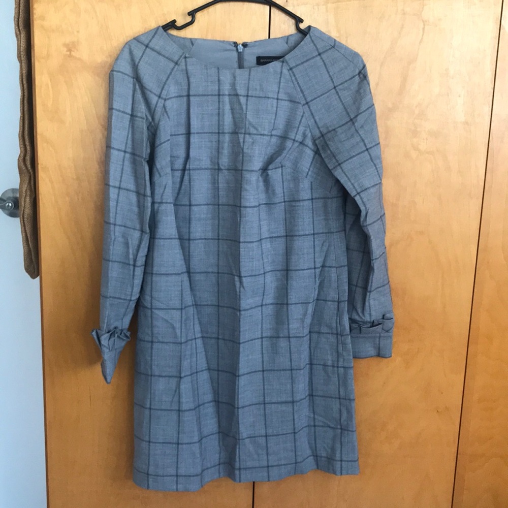 Gray office dress